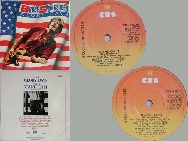 Bruce Springsteen - GLORY DAYS / STAND ON IT